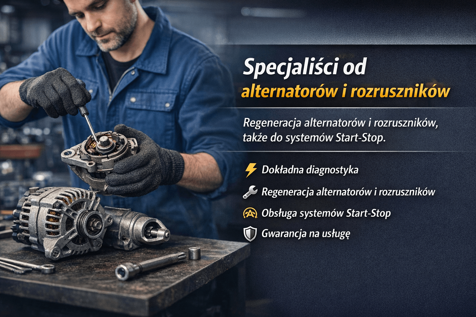 Specjaliści od alternatorów i rozruszników