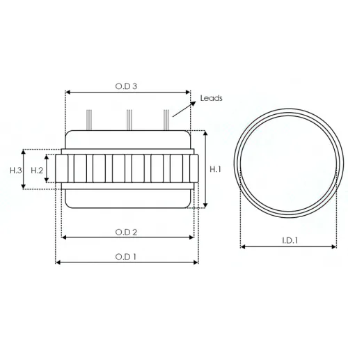 AS3050S AS-PL - 3.CZĘŚCI ALTERNATORA — zdjęcie 2 z 3