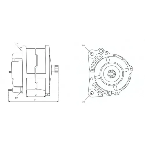 GA3146IR AUTO-CENTER - 1.ALTERNATOR — zdjęcie 3 z 6