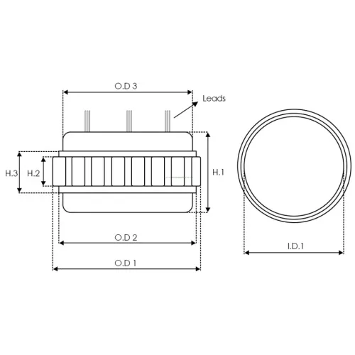 GC050090 AUTO-CENTER - 3.CZĘŚCI ALTERNATORA — zdjęcie 2 z 2