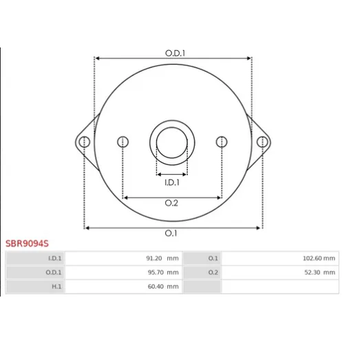 SBR9094S AS-PL - 4.CZĘŚCI ROZRUSZNIKA — zdjęcie 3 z 5