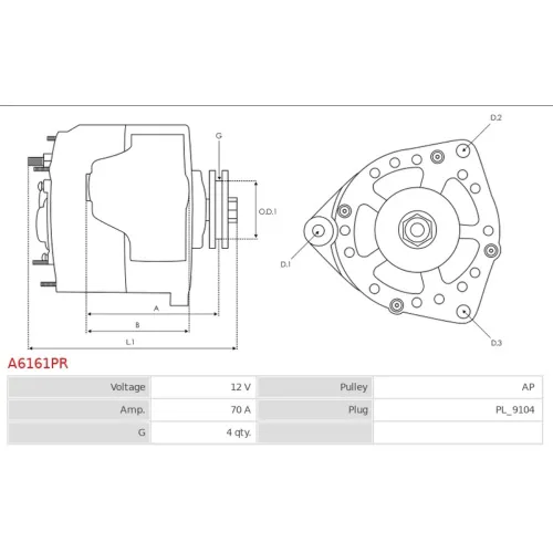 A6161PR AS-PL - 1.ALTERNATOR — zdjęcie 6 z 10