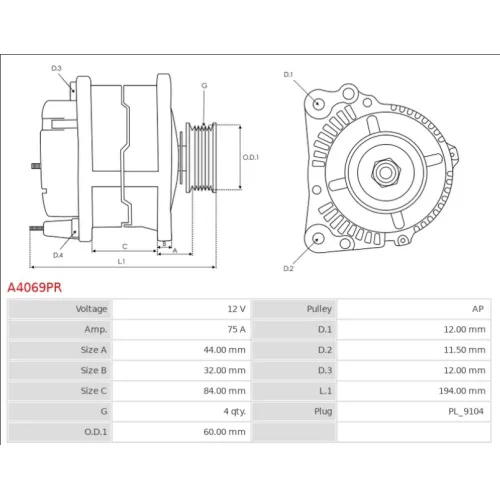A4069PR AS-PL - 1.ALTERNATOR — zdjęcie 6 z 9