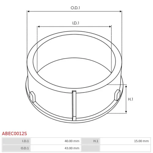 ABEC0012S AS-PL - 5.ŁOŻYSKA I USZCZELN — zdjęcie 3 z 3