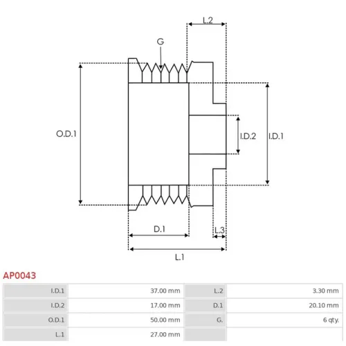 AP0043 AS-PL - 3.CZĘŚCI ALTERNATORA — zdjęcie 5 z 5