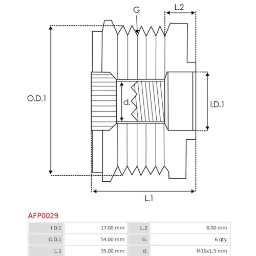 AFP0029 AS-PL - 3.CZĘŚCI ALTERNATORA — zdjęcie 5 z 5