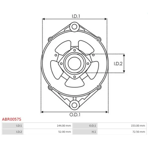 ABR0057S AS-PL - 3.CZĘŚCI ALTERNATORA — zdjęcie 2 z 5
