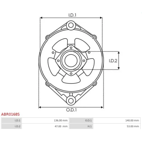 ABR0168S AS-PL - 3.CZĘŚCI ALTERNATORA — zdjęcie 4 z 5