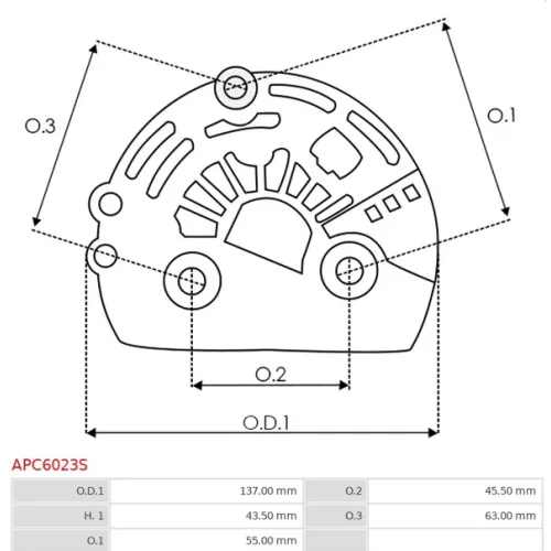 APC6023S AS-PL - 3.CZĘŚCI ALTERNATORA — zdjęcie 3 z 3