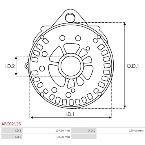 ARC0212S AS-PL - 3.CZĘŚCI ALTERNATORA — zdjęcie 3 z 5