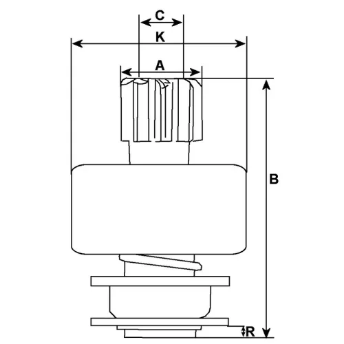 GC103106 AUTO-CENTER - 4.CZĘŚCI ROZRUSZNIKA — zdjęcie 1 z 1