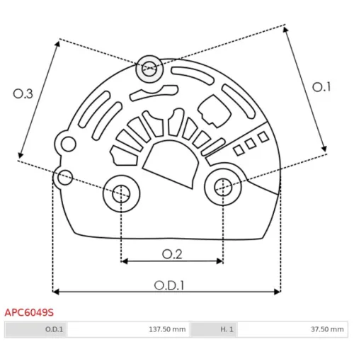 APC6049S AS-PL - 3.CZĘŚCI ALTERNATORA — zdjęcie 1 z 2