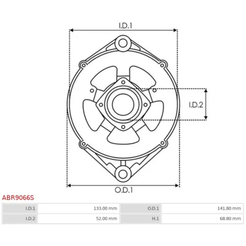 ABR9066S AS-PL - 3.CZĘŚCI ALTERNATORA — zdjęcie 1 z 3