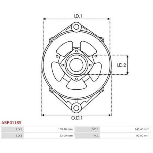 ABR0118S AS-PL - 3.CZĘŚCI ALTERNATORA — zdjęcie 4 z 5