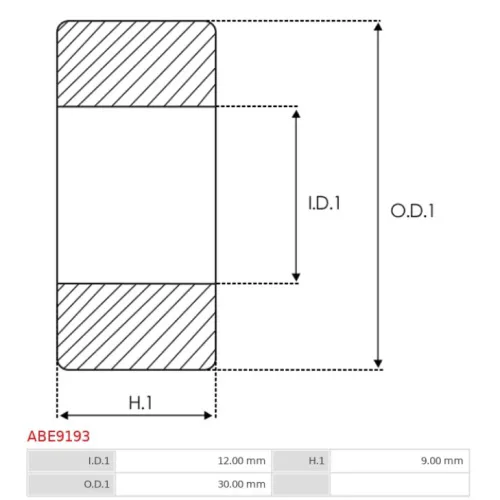 ABE9193 AS-PL - 5.ŁOŻYSKA I USZCZELN — zdjęcie 3 z 3