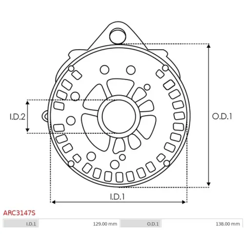 ARC3147S AS - 3.CZĘŚCI ALTERNATORA — zdjęcie 3 z 6