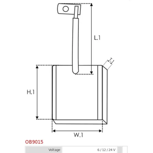 OB9015 AS-PL - 6.SZCZOTKI DMUCHAWY — zdjęcie 2 z 2