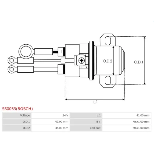 SS0033(BOSCH) Bosch - 4.CZĘŚCI ROZRUSZNIKA — zdjęcie 6 z 6