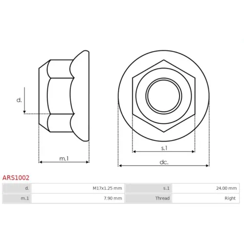 ARS1002 AS-PL - 3.CZĘŚCI ALTERNATORA — zdjęcie 3 z 3