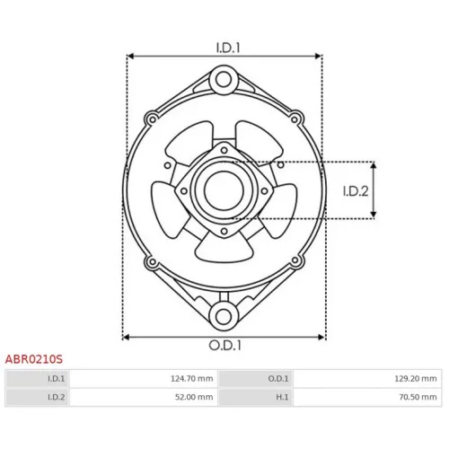 ABR0210S AS-PL - 3.CZĘŚCI ALTERNATORA — zdjęcie 3 z 5