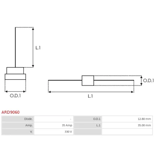 ARD9060 AS-PL - 3.CZĘŚCI ALTERNATORA — zdjęcie 2 z 3