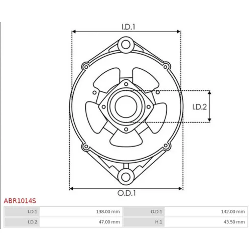 ABR1014S AS-PL - 3.CZĘŚCI ALTERNATORA — zdjęcie 4 z 5