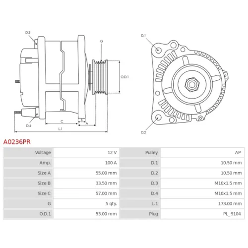 A0236PR AS-PL - 1.ALTERNATOR — zdjęcie 8 z 8