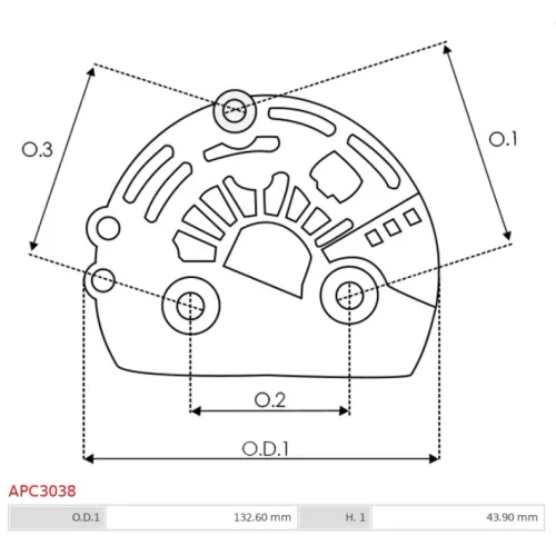 APC3038 AS-PL - 3.CZĘŚCI ALTERNATORA — zdjęcie 3 z 3