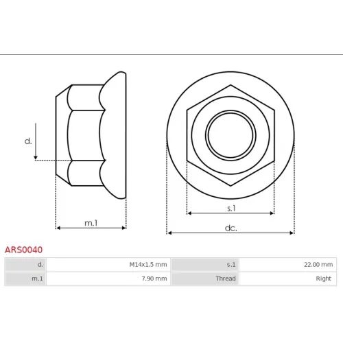 ARS0040 AS-PL - 3.CZĘŚCI ALTERNATORA — zdjęcie 3 z 3
