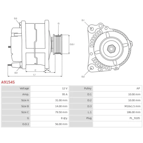 A9154S AS-PL - 1.ALTERNATOR — zdjęcie 2 z 9