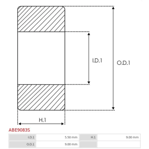 ABE9083S AS-PL - 5.ŁOŻYSKA I USZCZELN — zdjęcie 3 z 3
