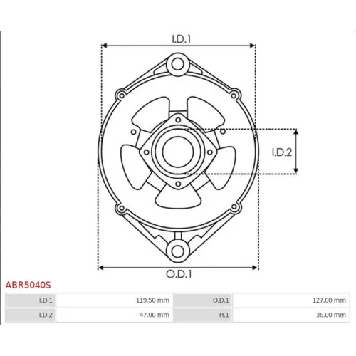 ABR5040S AS-PL - 3.CZĘŚCI ALTERNATORA — zdjęcie 2 z 5