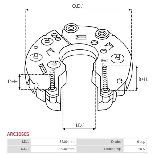 ARC1060S AS-PL - 3.CZĘŚCI ALTERNATORA — zdjęcie 5 z 5