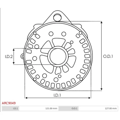 ARC9049 AS-PL - 3.CZĘŚCI ALTERNATORA — zdjęcie 2 z 3