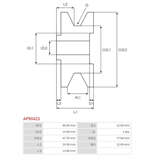 AP9042S AS-PL - 3.CZĘŚCI ALTERNATORA — zdjęcie 5 z 5