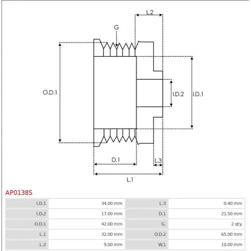 AP0138S AS-PL - 3.CZĘŚCI ALTERNATORA — zdjęcie 5 z 5