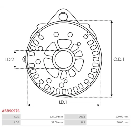 ABR9097S AS-PL - 3.CZĘŚCI ALTERNATORA — zdjęcie 2 z 4