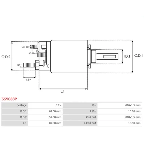 SS9083P AS-PL - 4.CZĘŚCI ROZRUSZNIKA — zdjęcie 2 z 6