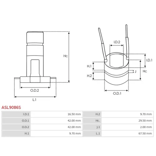 ASL9086S AS-PL - 3.CZĘŚCI ALTERNATORA — zdjęcie 4 z 4