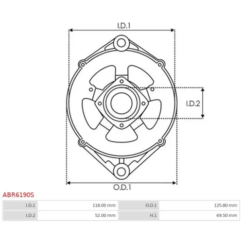 ABR6190S AS-PL - 3.CZĘŚCI ALTERNATORA — zdjęcie 4 z 5