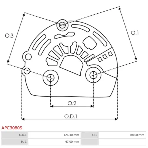APC3080S AS-PL - 3.CZĘŚCI ALTERNATORA — zdjęcie 3 z 3
