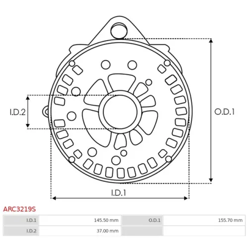 ARC3219S AS-PL - 3.CZĘŚCI ALTERNATORA — zdjęcie 2 z 3
