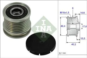 535000110 INA - 3.CZĘŚCI ALTERNATORA — zdjęcie 1 z 1