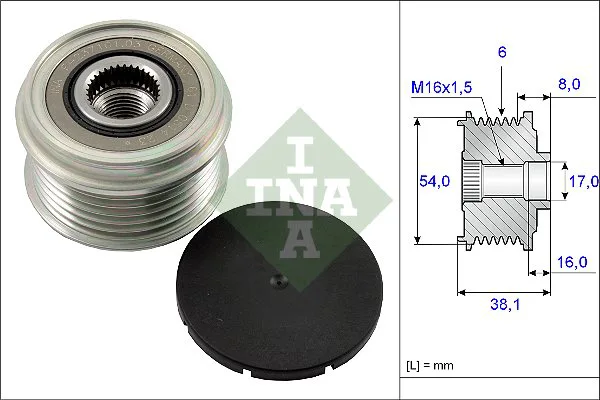 535006310 LUK - 3.CZĘŚCI ALTERNATORA — zdjęcie 1 z 1
