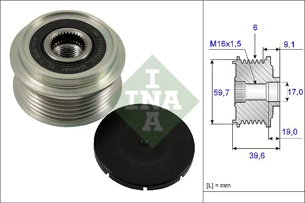 535006510 INA - 3.CZĘŚCI ALTERNATORA — zdjęcie 1 z 1