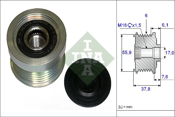 535007210 LUK - 3.CZĘŚCI ALTERNATORA — zdjęcie 1 z 1
