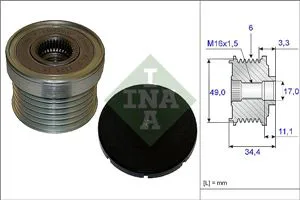 535018310 LUK - 3.CZĘŚCI ALTERNATORA — zdjęcie 1 z 1