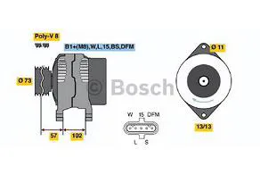 115494 CARGO - 1.ALTERNATOR — zdjęcie 1 z 2