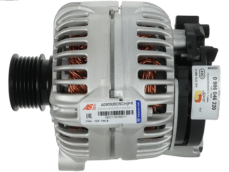 A0909(BOSCH)PR Bosch - 1.ALTERNATOR — zdjęcie 2 z 5