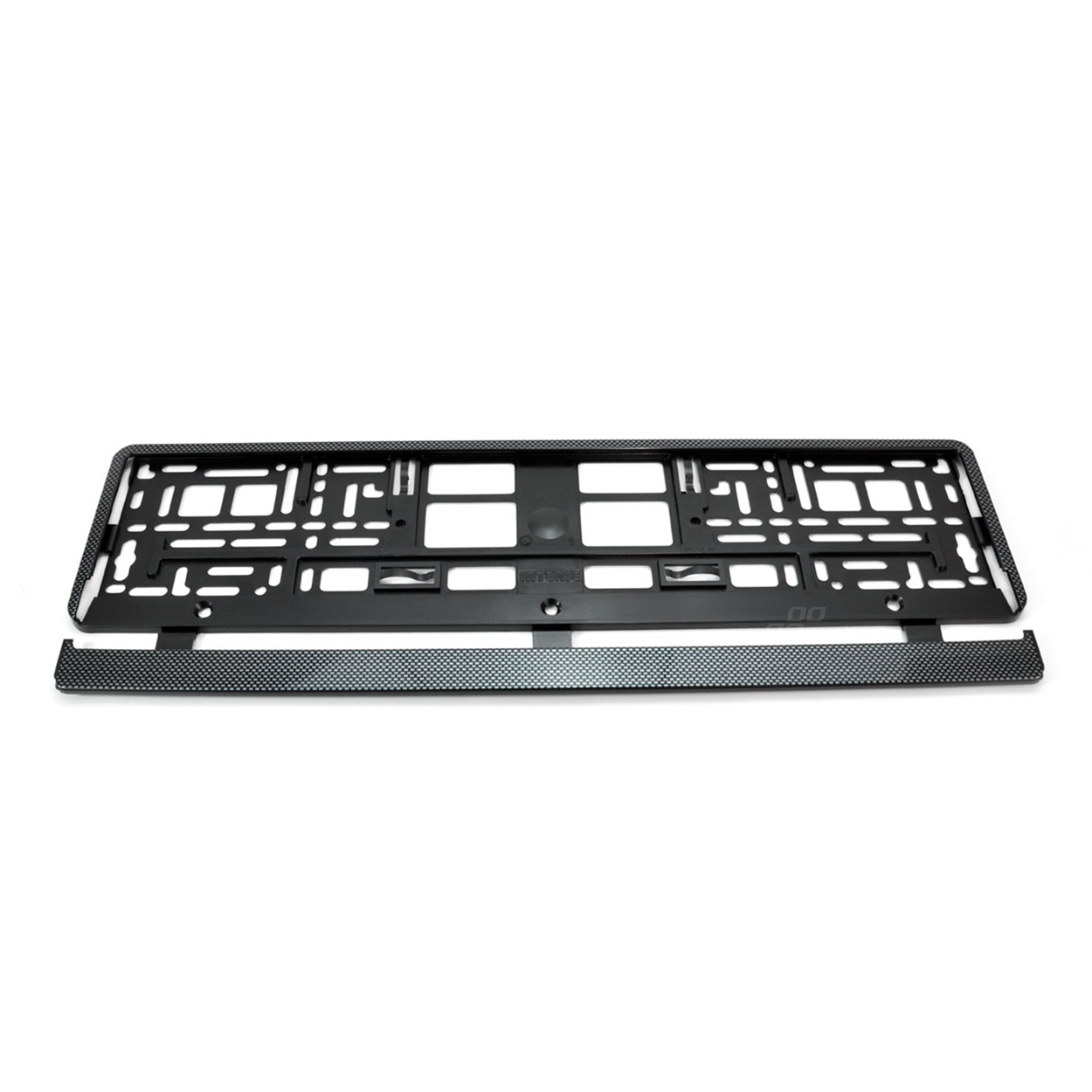 Ramka tablicy rejestracyjnej carbon elastyczna AMIO-01165